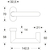 Skizze zu FSB Rahmentürdrücker 09 1016 Hochhaltefeder B ovale Rosette Alu silber