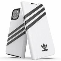 1_Adidas OR Booklet Case PU iPhone 13 6,1" schwarz/schwarz weiß 47092