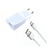 Xiaomi - MDY-08-EO - USB Charger + Charging Cable USB to Typ-C - White