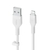 BELKIN FLEX LIGHTNING/USB-A 3M MFI CERT., WHITE CAA008BT3MWH