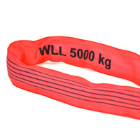 Rondstrop S5 rood 4,0 mtr 5000 kg