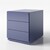 Rollcontainer Note™, 3 Universalschubladen, oxfordblau