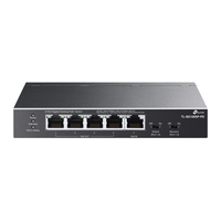 TP-Link TL-SG1005P-PD switch di rete Gigabit Ethernet (10/100/1000) Supporto Power over Ethernet (PoE) Nero