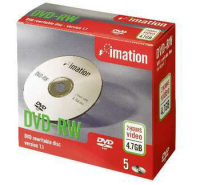 Imation DVD-RW 4.7GB 2x 10pk 4,7 Go