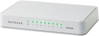 NETGEAR GS208 Nie zarządzany Gigabit Ethernet (10/100/1000) Biały