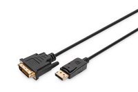 Digitus AK-340306-030-S video átalakító kábel 3 M DisplayPort DVI-D Fekete