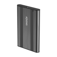 AISENS Caja Externa 2,5″ 9.5mm SATA a USB 3.0/USB3.1 Gen1, Gris