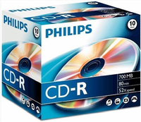 Philips 8710895778176 írható CD CD-R 700 MB 10 db