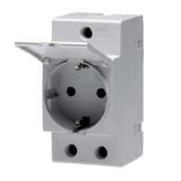 ABB M1175C outlet box Type F Grey