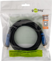 Goobay 72315 câble HDMI 0,5 m HDMI Type A (Standard) Noir