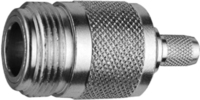 Telegärtner N Straight Jack Crimp G30 (TZC 500 25), H155; LMR-240; Low Loss 1.4/3.8 solder/crimp coaxial connector