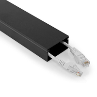 Nedis CMDT5025BK110 range-câbles Sol Conduit de câbles Noir 1 pièce(s)