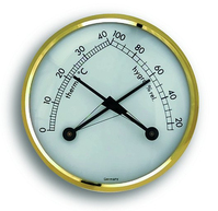 TFA-Dostmann 45.2006 Hygrometer/Psychrometer Drinnen Gold, Weiß