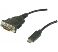 Hypertec 040331-HY Serien-Kabel Schwarz USB-C RS-232