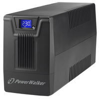 PowerWalker VI 600 SCL UK szünetmentes tápegység (UPS) Vonal interaktív 0,6 kVA 360 W 2 AC kimenet(ek)