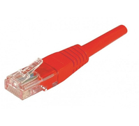 CUC Exertis Connect RJ-45, Cat6, 0.5 m cable de red Rojo 0,5 m U/UTP (UTP)