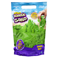 Kinetic Sand - ARENA MÁGICA - 907g de Arena Verde para Mezclar, Moldear y Crear - Kit Manualidades Niños - 6061463 - Juguetes Niños 3 Años +