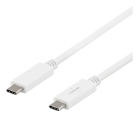 Deltaco USBC-1502M câble USB 1 m USB 3.2 Gen 1 (3.1 Gen 1) Blanc