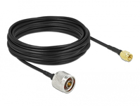 DeLOCK 90468 coax-kabel LMR100 10 m SMA Zwart