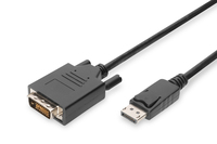 Digitus AK-340301-020-S video átalakító kábel 2 M DisplayPort DVI-D Fekete