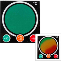 Brady TIL-10-50C-70C self-adhesive label Rectangle Permanent Multicolour 10 pc(s)