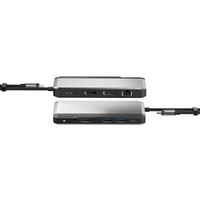 ALOGIC U1CAD-SGR laptop dock & poortreplicator Bedraad USB 3.2 Gen 1 (3.1 Gen 1) Type-C Grijs