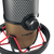 CHERRY UM 9.0 PRO RGB Fekete, Réz Asztali mikrofon