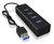 ICY BOX IB-HUB1409-U3 USB 3.2 Gen 1 (3.1 Gen 1) Type-A 5000 Mbit/s Noir