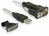 DeLOCK 61308 kabel równoległy Czarny USB Typu-A DB-9