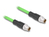 DeLOCK M12 Kabel X-kodiert 8 Pin Stecker zu Stecker PUR (TPU) 2 m