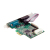 StarTech.com 2S1P Native PCI Express Parallele Seriële Combokaart met 16550 UART