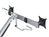 Multibrackets M VESA Gas Lift Arm w. Duo Crossbar 2 Silver