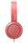 Philips 3000 series TAH4105RD/00 cuffia e auricolare Cablato A Padiglione Musica e Chiamate Rosso