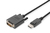 Digitus AK-340301-010-S video átalakító kábel 1 M DisplayPort DVI-D Fekete