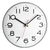 TFA-Dostmann 60.3017 orologio da parete e da tavolo Orologio al quarzo Cerchio Grigio, Bianco