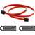 Supermicro 70cm SATA M/M kabel SATA 0,7 m Czerwony