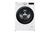 LG F4DR509SBW mosó- és szárítógép Szabadonálló Elöltöltős Fekete, Fehér D