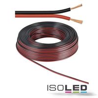image de produit - Câble 2 pôles :: YZWL 2x0 :: 75mm :: noir/rouge :: 1 rouleau=50 m