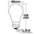 Drawing - E27 Vintage Line LED lamp :: 8W :: ultra warm white :: dimmable