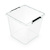 Pojemnik do przechowywania MOXOM Simple box, 36l, transparentny