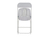 Robuster Klappstuhl weiß, faltbarer Stuhl, Campingstuhl, Terrassenmöbel