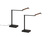 LED Schreibtischleuchte 2er SET Schwarz 38cm, dimmbar & Lichtfarbe einstellbar