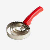 Circular Curry Comb Kerbl - Red - One Size