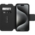 OtterBox Strada - Leder Flip Case mit MagSafe - MagSafe Apple iPhone 15 Pro Max Shadow - Schwarz - Schutzhülle