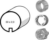 Mitnehmer LT 50 Soft-Clip 9206089