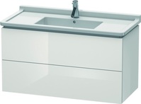 DURAVIT LC626608585 Waschtischunterbau L-CUBE 469 x 1020 x 558 mm weiß hochglan