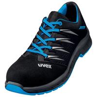Uvex 6937842 2 trend Halbschuhe S1 69378 blau, schwarz Weite 11 Größe 42