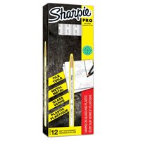 Sharpie Peel-Off China Marker White (Pack 12)