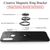 NALIA 360° Holder Ring Case compatible with Huawei P smart 2019, Slim-Fit Protective Smart-Phone Silicone Back-Cover for Magnetic Car Mount, Thin Shockproof Kickstand Protector ...
