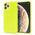 NALIA Neon Handy Hülle für iPhone 11 Pro, Slim Soft Case Silikon Bumper Cover Gelb